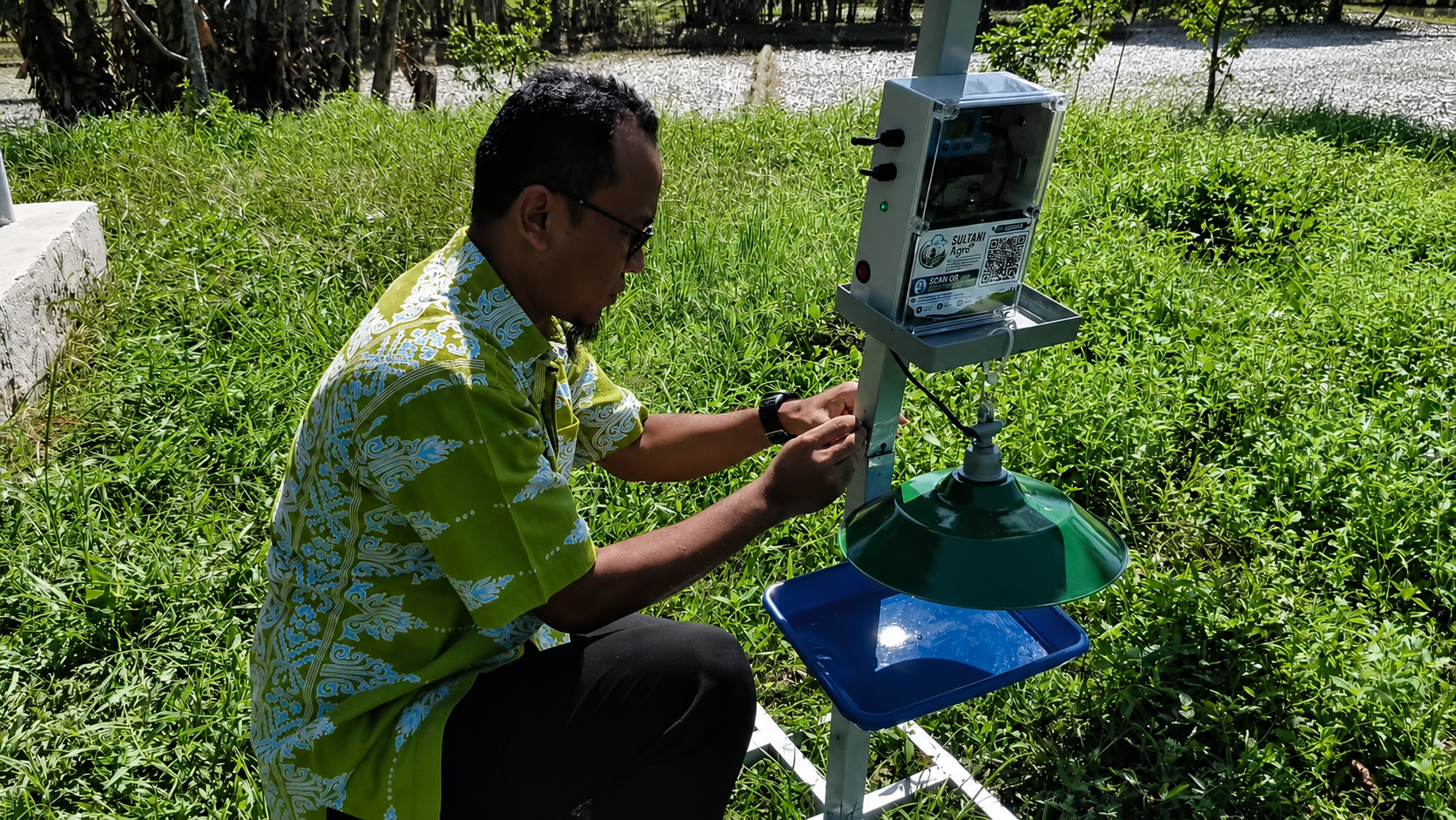 Penerapan Sistem Pertanian Cerdas Berbasis IoT dan Integrasi Data Cuaca BMKG untuk efisensi irigasi dan Penerapan Agronomis Pada Budidaya Padi Sawah, foto 1